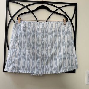 Ripskirt Hawaii White and blue Mini Skirt